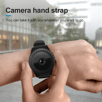 Bezprzewodowe kamery SPY z noktowizorem Nadzór baterii Niewidoczna opaska na nadgarstek
